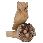 Статуэтка из дерева сова Animals of the World варинант исполнения - 3 | Loft Concept в Санкт-петербурге