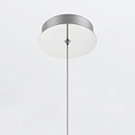 Подвесной светильник хромированного цвета с прозрачным цилиндрическим стеклянным плафоном Eurofase варинант исполнения - 7 | Loft Concept в Санкт-петербурге