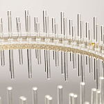 Люстра круглая с прозрачными стеклянными трубками 51 см Nembus варинант исполнения - 12 | Loft Concept в Санкт-петербурге