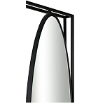 Зеркало овальное в металлической оправе в стиле лофт Urban Style Space варинант исполнения - 2 | Loft Concept в Санкт-петербурге