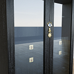 Дизайнерский шкаф витрина Elsa Dreams Black с 4-мя ящиками варинант исполнения - 4 | Loft Concept в Санкт-петербурге