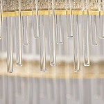 Люстра круглая с прозрачными стеклянными трубками 51 см Nembus варинант исполнения - 10 | Loft Concept в Санкт-петербурге