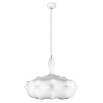 Подвесной светильник с белым фигурным абажуром и мягкими волнистыми краями Cloud Motion  варинант исполнения - 11 | Loft Concept в Санкт-петербурге