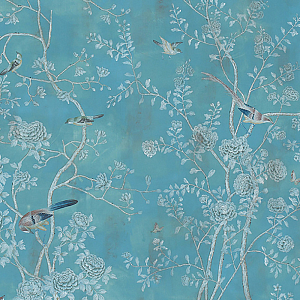 Обои ручной работы Earlham Blue