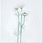 Плитка с узором Ромашки варинант исполнения - 2 | Loft Concept в Санкт-петербурге