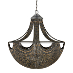 Люстра в форме колокола с декором из тонких железных нитей Jagged Pattern варинант исполнения - 4 | Loft Concept в Санкт-петербурге