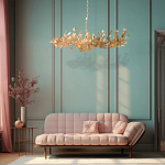 Люстра с абажуром оформленным в виде стаи бабочек Eternal Butterflies варинант исполнения - 4 | Loft Concept в Санкт-петербурге