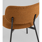 Кресло лаунж Jamie букле горчичный варинант исполнения - 3 | Loft Concept в Санкт-петербурге