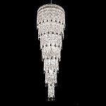 Люстра многоярусная каскадная с хрустальными подвесками Roul Crystal Light варинант исполнения - 1 | Loft Concept в Санкт-петербурге