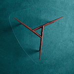 Дизайнерский кофейный стол со стеклянной столешницей Gio Ponti D.552.2 Coffee Table варинант исполнения - 3 | Loft Concept в Санкт-петербурге