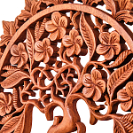 Панно из дерева круглое Sakura Panel With Trees варинант исполнения - 2 | Loft Concept в Санкт-петербурге