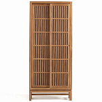 Шкаф из массива тика Okino Wood Cabinet варинант исполнения - 1 | Loft Concept в Санкт-петербурге