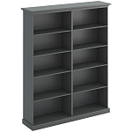 Двойной стеллаж серый Percent Rack Grey варинант исполнения - 1 | Loft Concept в Санкт-петербурге