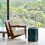 Кресло с обивкой из белого букле Armchair White Boucle варинант исполнения - 6 | Loft Concept в Санкт-петербурге