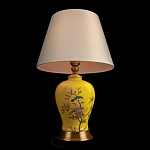 Настольная лампа желтая с изображением птиц Slip Away варинант исполнения - 4 | Loft Concept в Санкт-петербурге