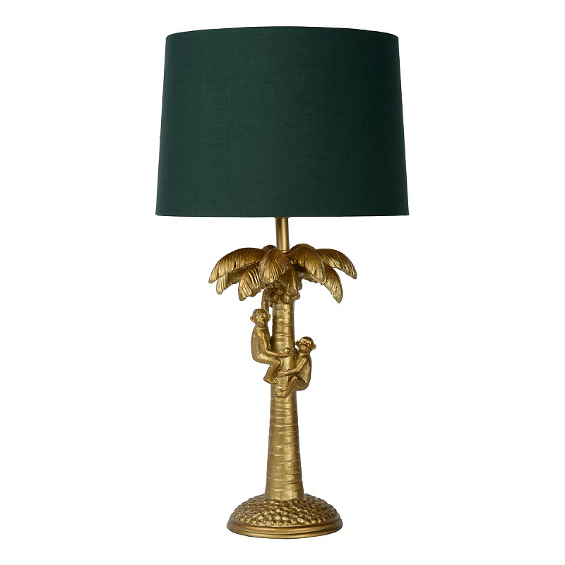 Настольная лампа Пальма Monkeys on a palm table lamp green Зеленый в Санкт-петербурге | Loft Concept 