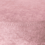 Банкетка круглая пыльно-розовый велюр на 4-х металлических ножках золотого цвета SANJAY варинант исполнения - 4 | Loft Concept в Санкт-петербурге