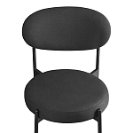 Стул мягкий Alfie Chair черный варинант исполнения - 5 | Loft Concept в Санкт-петербурге