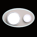 Бра овальной формы белого цвета с 2-мя лампами Lunar Pebbles варинант исполнения - 3 | Loft Concept в Санкт-петербурге