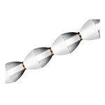 Подвесной светильник линейный в сочетании двух разных фактур стекла Enchanting варинант исполнения - 4 | Loft Concept в Санкт-петербурге