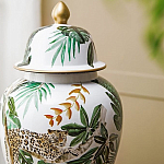 Ваза из фарфора с ручной росписью Leopard Collection  варинант исполнения - 5 | Loft Concept в Санкт-петербурге