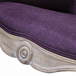 Кресло низкое в стиле прованс Louis French Armchair purple flax варинант исполнения - 4 | Loft Concept в Санкт-петербурге
