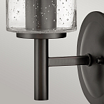 Бра с плафоном в форме цилиндра из прозрачного стекла с пузырьками Hinkley варинант исполнения - 9 | Loft Concept в Санкт-петербурге