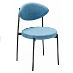 Стул металлический с мягкой спинкой и сиденьем Alfie Chair варинант исполнения - 5 | Loft Concept в Санкт-петербурге