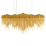 Люстра подвесная с металлическими дугами и длинными цепочками 115 см Atlantis Chain варинант исполнения - 8 | Loft Concept в Санкт-петербурге