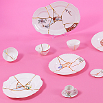 Тарелка Seletti Kintsugi  варинант исполнения - 2 | Loft Concept в Санкт-петербурге