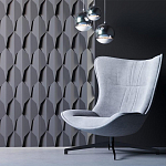 Гипсовая 3D Панель DRAGON SCALE - D варинант исполнения - 2 | Loft Concept в Санкт-петербурге