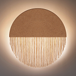 Бра круглое натуральная пробка с бахромой Natural Cork варинант исполнения - 4 | Loft Concept в Санкт-петербурге