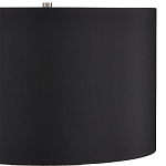 Настольная лампа с белым фактурным корпусом и черным абажуром Twisted варинант исполнения - 2 | Loft Concept в Санкт-петербурге