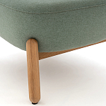 Кресло на деревянных ножках Olguin Green Chair варинант исполнения - 5 | Loft Concept в Санкт-петербурге