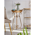 Столик приставной на фигурном подножии Magnificent Century варинант исполнения - 4 | Loft Concept в Санкт-петербурге