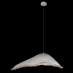 Подвесной светильник с асимметричным волнообразным абажуром и фактурной бахромой по краю Tactile Line варинант исполнения - 9 | Loft Concept в Санкт-петербурге