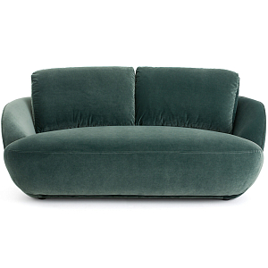 Двухместный диван Halle Green Sofa