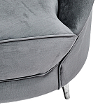 Диван с мягкой обивкой из ткани серый Ethan Sofa варинант исполнения - 3 | Loft Concept в Санкт-петербурге