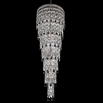 Люстра многоярусная каскадная с хрустальными подвесками Roul Crystal Light варинант исполнения - 2 | Loft Concept в Санкт-петербурге