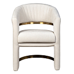 Полукресло Valbonne Chair cream velour варинант исполнения - 1 | Loft Concept в Санкт-петербурге