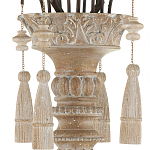 Люстра с состаренными резными элементами Big Graceful Profile варинант исполнения - 3 | Loft Concept в Санкт-петербурге