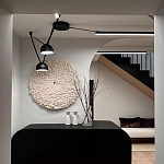 Панно на стену из шерсти мериноса Белый Круг  варинант исполнения - 2 | Loft Concept в Санкт-петербурге