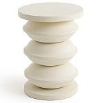 Фигурный приставной столик кремового цвета  AMORPHOUS варинант исполнения - 1 | Loft Concept в Санкт-петербурге