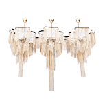 Люстра большая из золотистых металлических цепочек Atlantis Chain варинант исполнения - 2 | Loft Concept в Санкт-петербурге