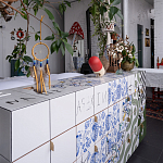 Дизайнерская кровать с системой хранения варинант исполнения - 2 | Loft Concept в Санкт-петербурге