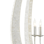 Люстра каплевидной формы покрытая перламутровой мозаикой Soft Pearl Shape варинант исполнения - 1 | Loft Concept в Санкт-петербурге