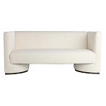 Дизайнерский Двухместный диван Florida Sofa  с элегантным деревянным декором  варинант исполнения - 2 | Loft Concept в Санкт-петербурге