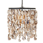 Люстра овальная с подвесками из устричных раковин Sea Ravens варинант исполнения - 2 | Loft Concept в Санкт-петербурге