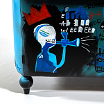 Кресло "Баския и Уорхол" Basquiat Warhol graffiti chair натуральная кожа варинант исполнения - 9 | Loft Concept в Санкт-петербурге
