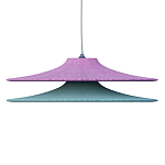 Подвесной вязаный светильник в двухцветном исполнении «Двойной Токио»  варинант исполнения - 4 | Loft Concept в Санкт-петербурге